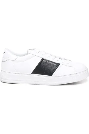 Emporio Armani Sneakers In Pelle Con Logo