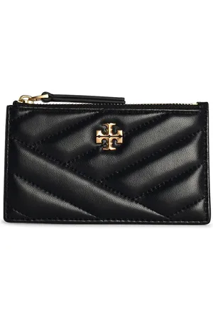 Tory Burch Portacarte Kira in pelle nera