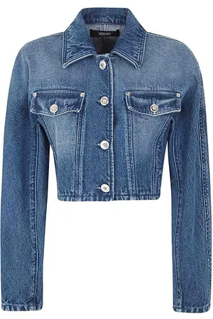 VERSACE Giacca in tessuto denim
