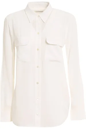 Equipment Camicia in seta con tasche applicate