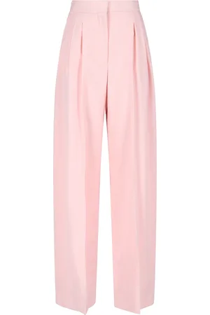 Alexander McQueen Pantaloni in lana con pinces