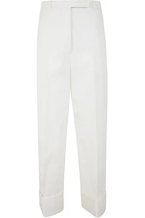 Thom Browne Pantaloni dritti a vita alta