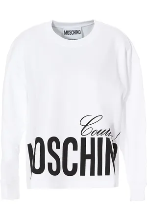 Moschino Felpa asimmetrica con logo