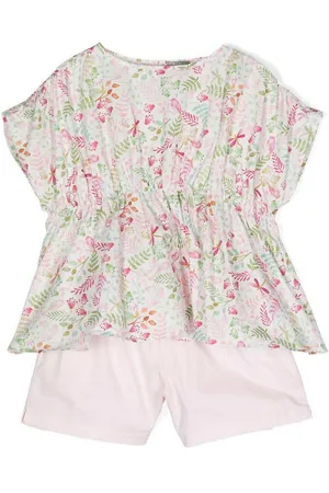 Il gufo Blusa floreale
