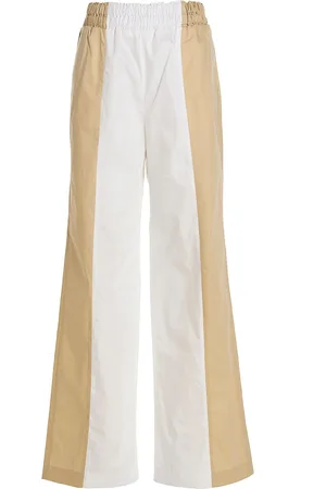 Fabiana Filippi Pantaloni larghi bicolore