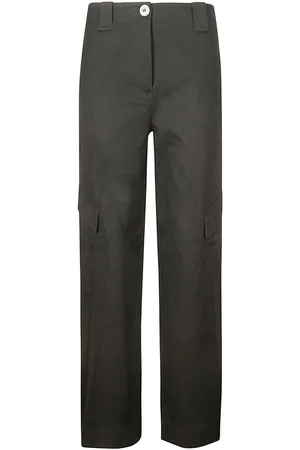 Ganni Pantaloni cargo neri