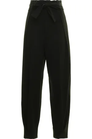 RED Valentino Pantaloni in gabardina di viscosa misto lana