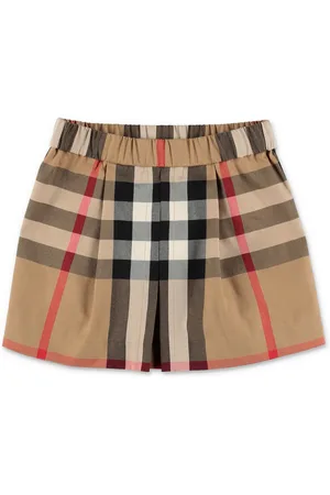 Burberry Gonna in popeline di cotone a quadri Anjelica