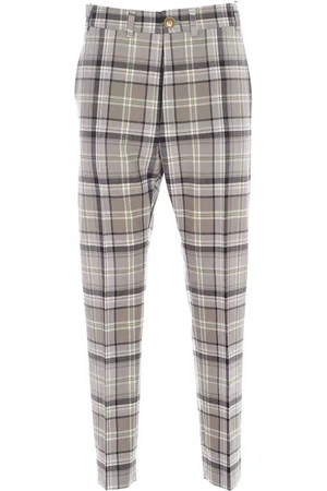Vivienne Westwood Pantalone check e verde