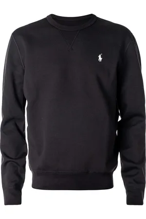 Ralph Lauren Felpa nera in misto cotone