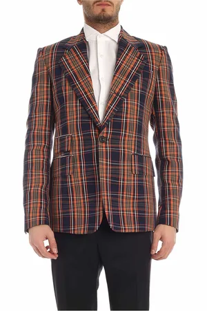 Vivienne Westwood Giacca monopetto e arancione a quadri