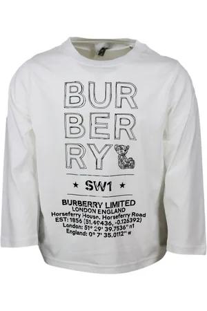 Burberry T-shirt e polo bianche