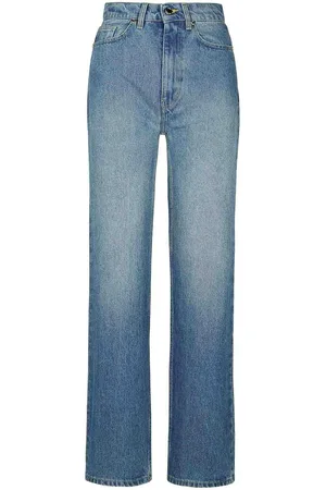 Casablanca Jeans in cotone denim azzurro