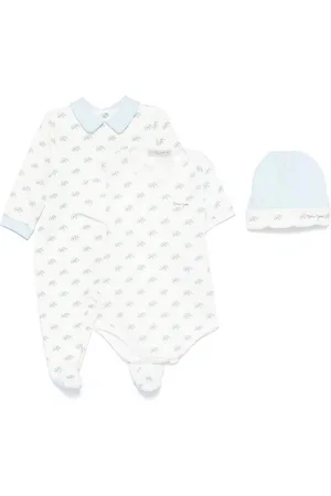 Golden Goose Set tutina per bambini con stampa di elefanti