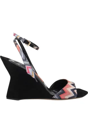 Missoni Sandali stringati con stampa geometrica