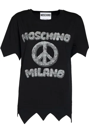 Moschino T-shirt con logo Carved Stones