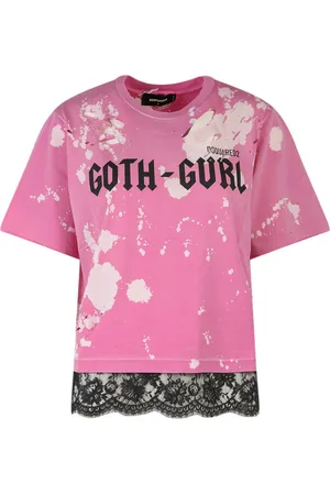 Dsquared2 T-shirt con effetto strappato e sbiancato