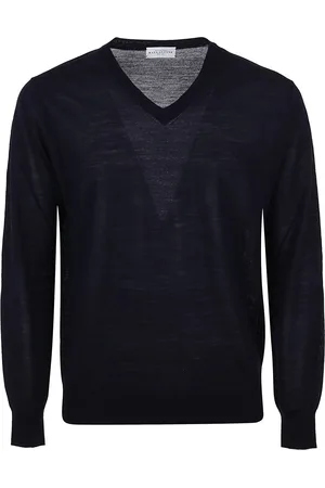 BALLANTYNE Pullover in cotone con scollo a V