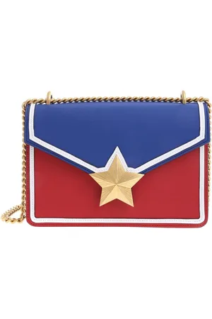 Les Jeunes Etoiles Borsa Vega Trim rossa e blu