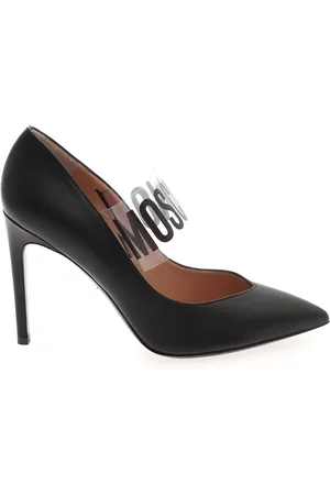 Moschino D?collet? nere con cinturino logato