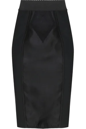 Dolce & Gabbana Gonna corsetteria in marquisette e raso