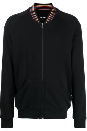 Paul Smith Felpa con zip in cotone