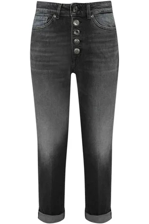 Dondup Jeans larghi Koons con bottoni gioiello