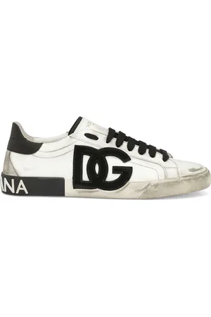 Dolce & Gabbana Sneaker in pelle con logo