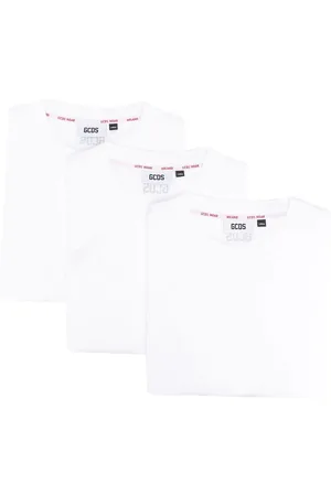 GCDS T-shirt in cotone in confezione da tre