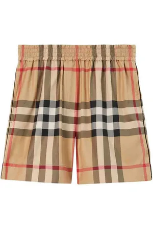 Burberry Pantaloncini con motivo a quadri