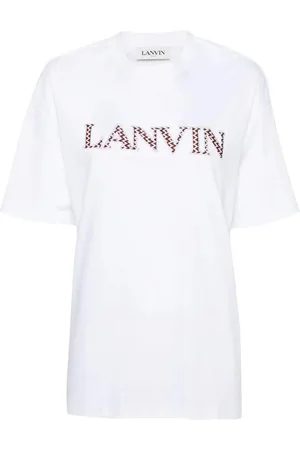 Lanvin T-Shirt Oversize Ricamata