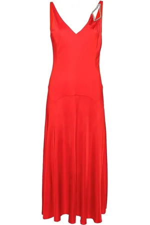 Lanvin Vestito Midi A-Line Senza Maniche