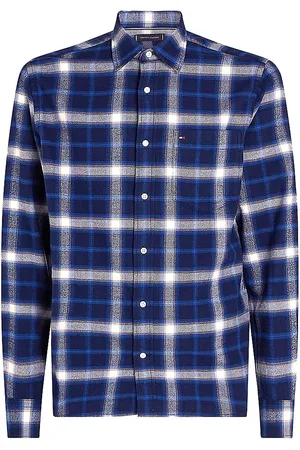 Tommy Hilfiger Camicia a quadri effetto spazzolato
