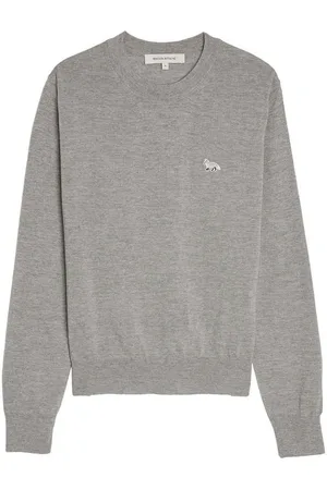 Maison Kitsuné Maglione in lana di baby volpe