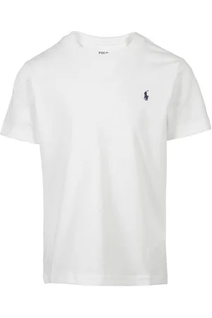 Ralph Lauren T-shirt in jersey di cotone con ricamo logo