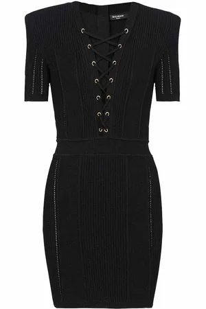 Balmain Abito con scollo a V