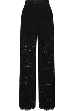 Dolce & Gabbana Pantaloni a gamba larga in pizzo