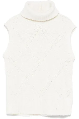 Fabiana Filippi Gilet in misto lana e seta