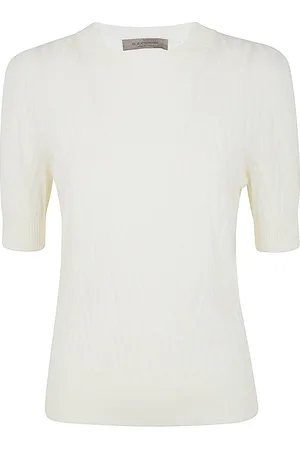 D.EXTERIOR Merino maniche corte girocollo