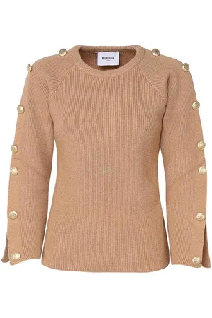 Mariuccia Maglioncino Con Bottoni Decorativi Oro