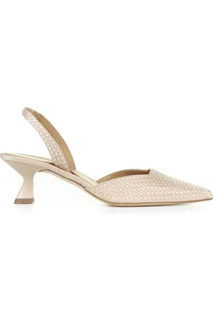Chantal B Décolleté Slingback In Raso