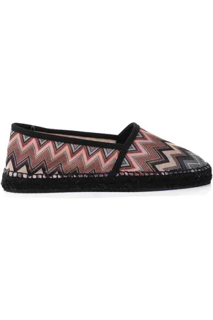 Missoni Espadrillas Slip On In Tessuto Chevron