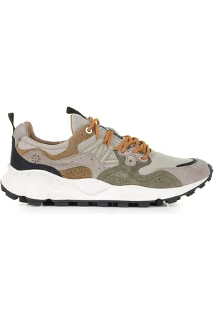 Flower Mountain Sneaker Yamano in camoscio E Nylon Uomo