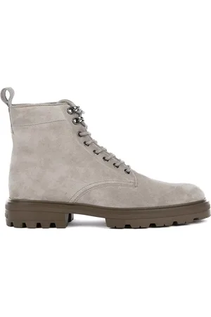 Hogan Anfibi H673 In Pelle Scamosciata