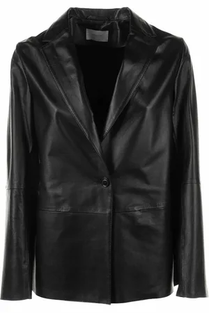 VIA MASINI 80 Giacca Blazer Monopetto In Pelle