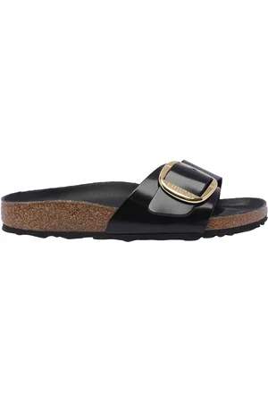 Birkenstock Sandali milano neri con fibbie laterali
