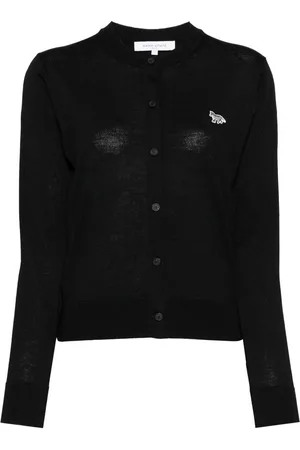 Maison Kitsuné Cardigan in lana di volpe baby