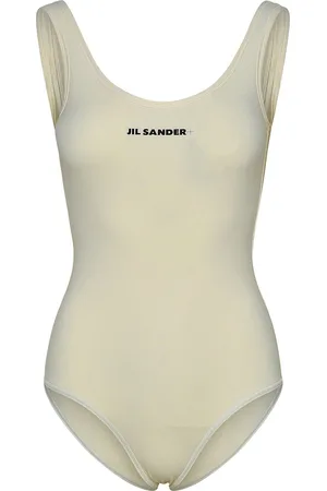 Jil Sander Costume intero in nylon avorio
