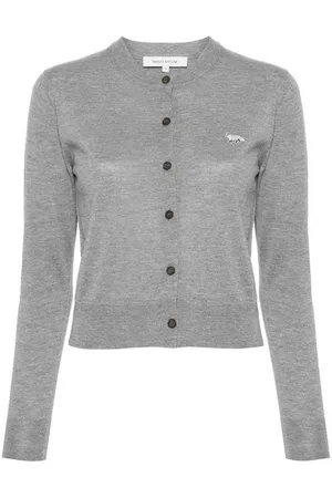 Maison Kitsuné Cardigan in lana di volpe baby
