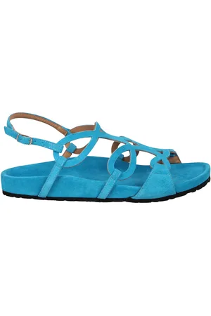 ANNA F. Sandalo Flat Aperto A Fasce Decorate